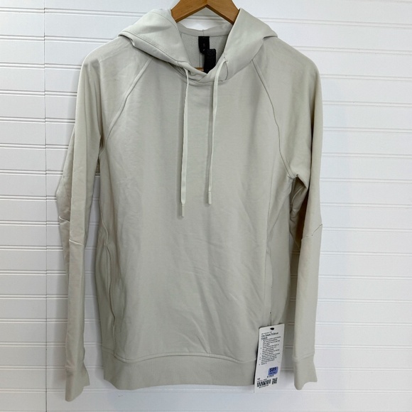 lululemon athletica Tops - NEW Lululemon City Sweat Pullover Hoodie XS Bone